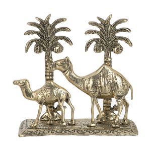 دکوری برنجی مدل شتر کد 004