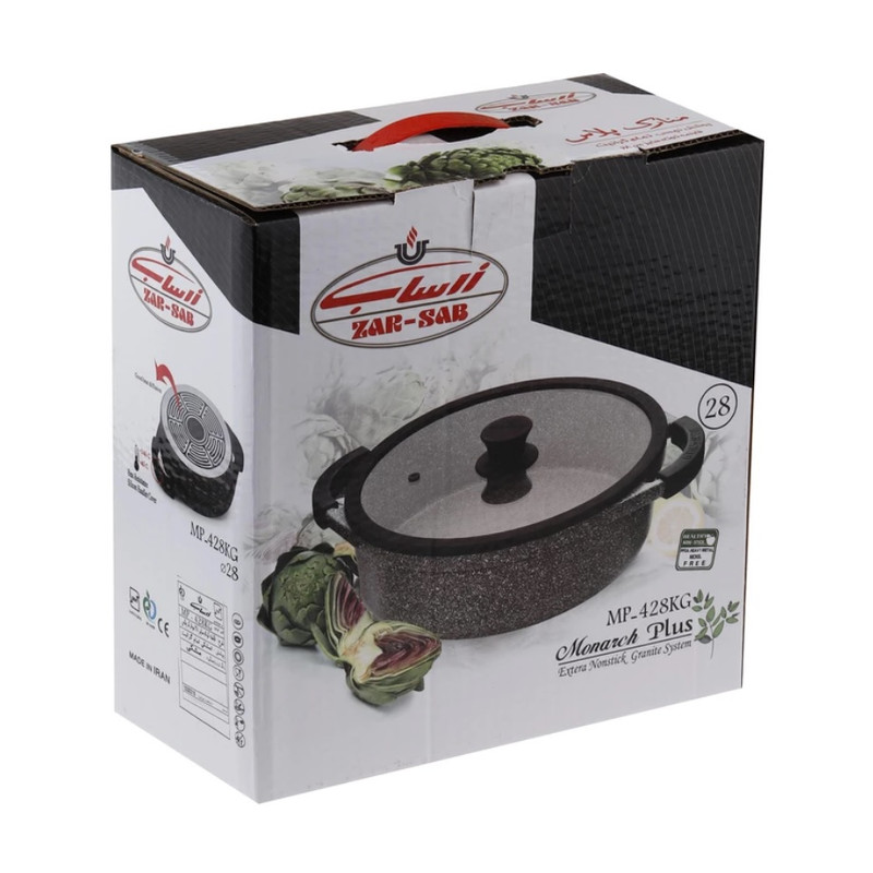 قابلمه زرساب مدل کوتاه مونارک پلاس سایز 28