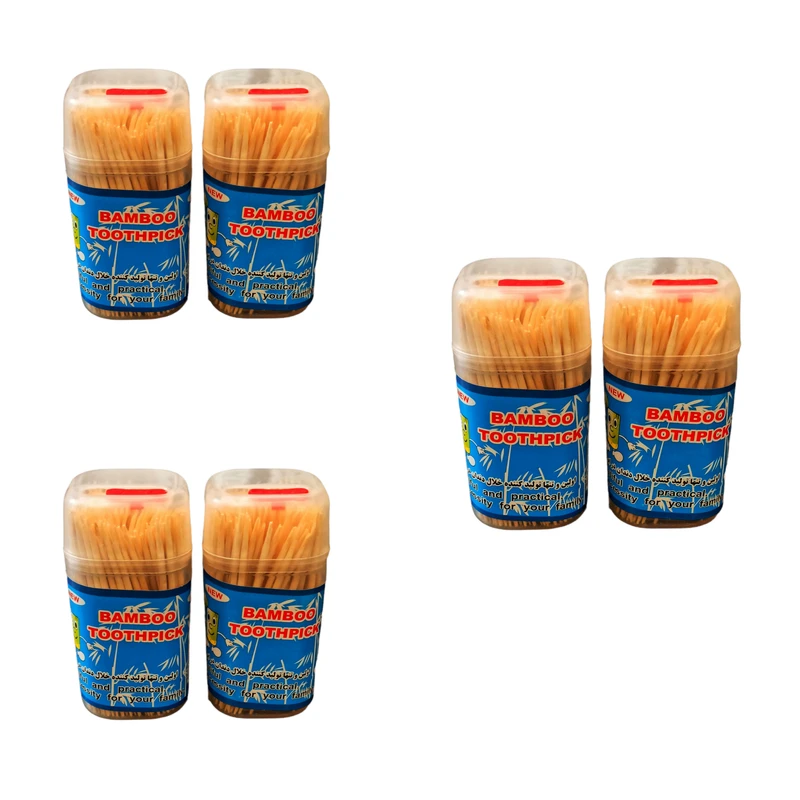 خلال دندان مدل دکمه ای N600 شش بسته 100 عددی