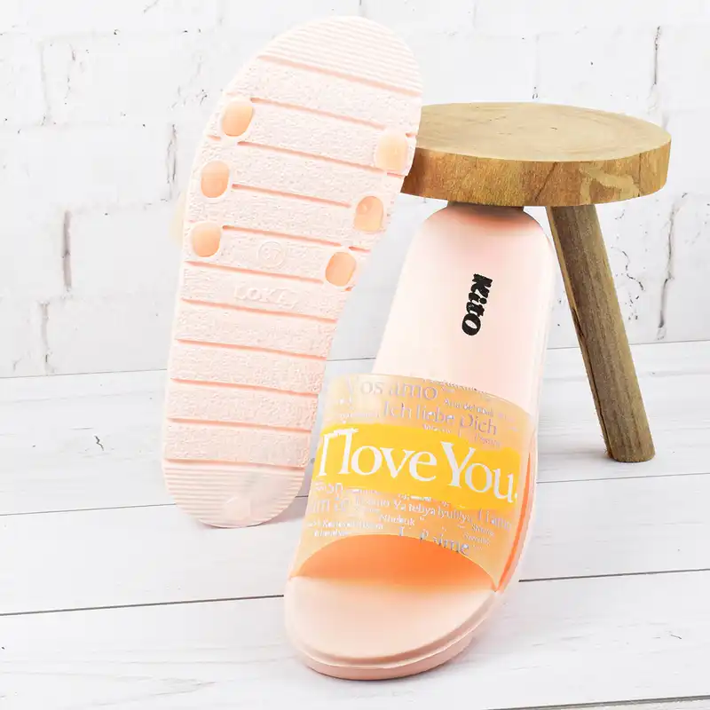 دمپایی زنانه کیتو مدل آی لاو یو کد 2999