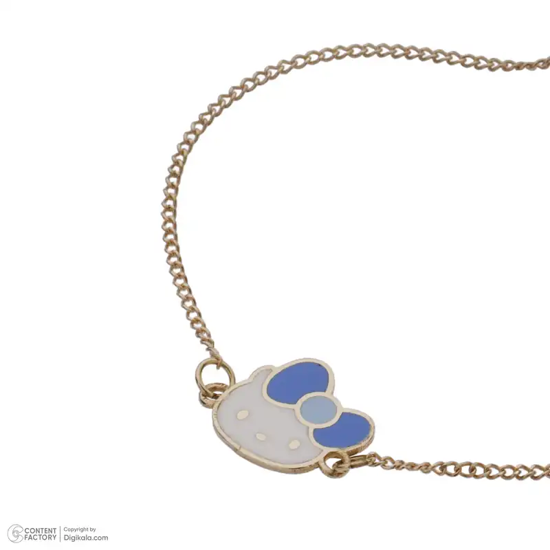 دستبند طلا 18 عیار دخترانه مایا ماهک مدل MB1644 طرح کیتی