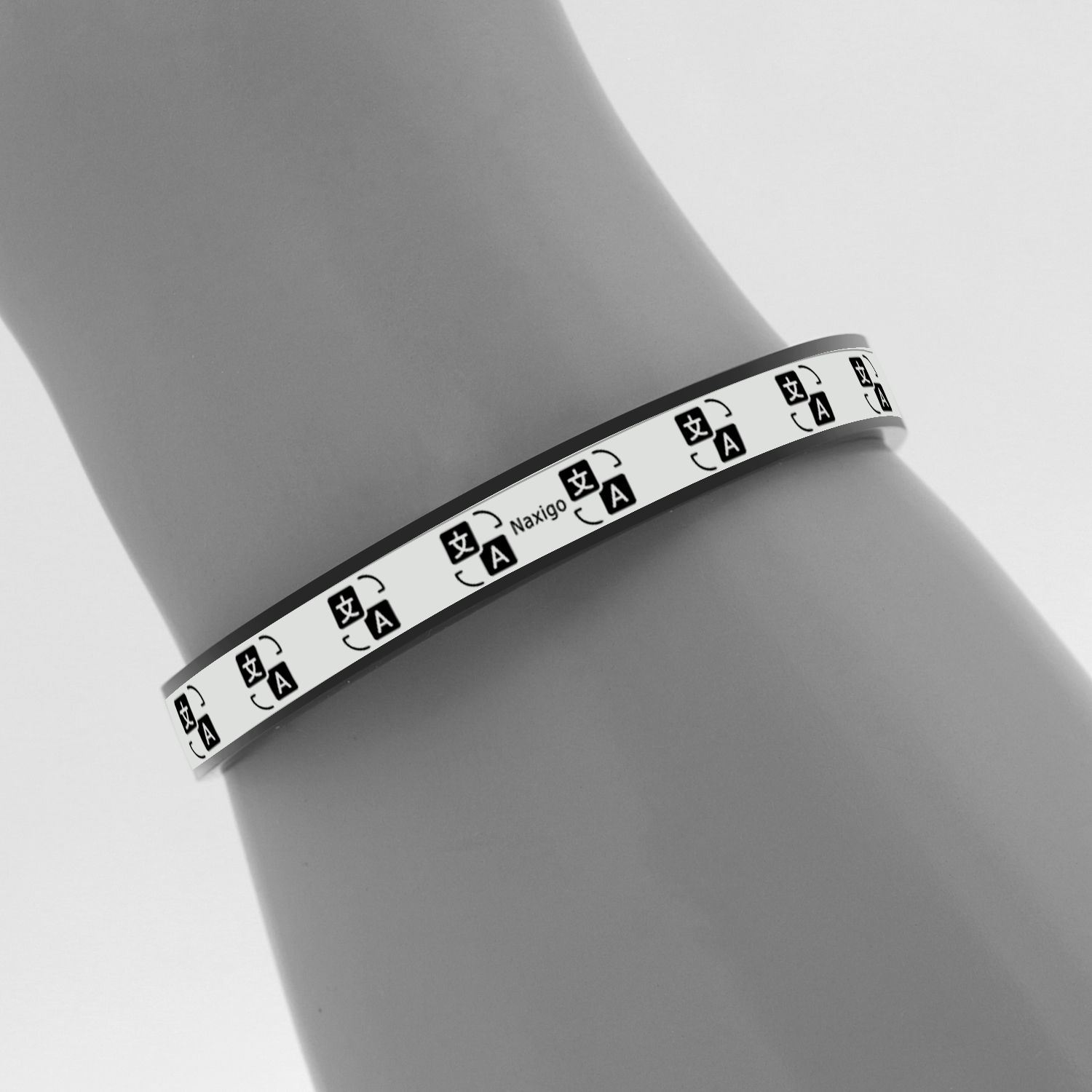 دستبند ناکسیگو طرح مترجم مدل BR5523 -  - 4