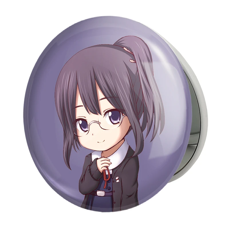 آینه جیبی خندالو طرح اساگیری انیمه داگاشی کاشی Dagashi Kashi مدل تاشو کد 22534 