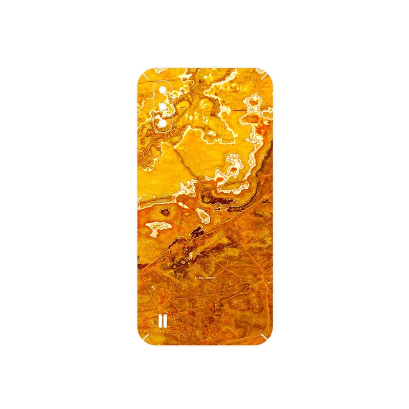 برچسب پوششی ماهوت مدل Gold Marble مناسب برای گوشی موبایل سامسونگ Galaxy M01