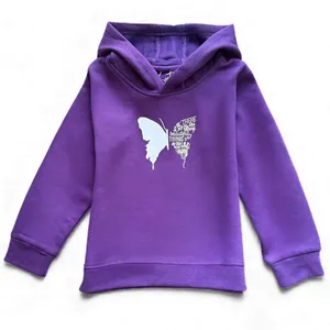 هودی دخترانه لینتل مدل Butterfly ۰۱