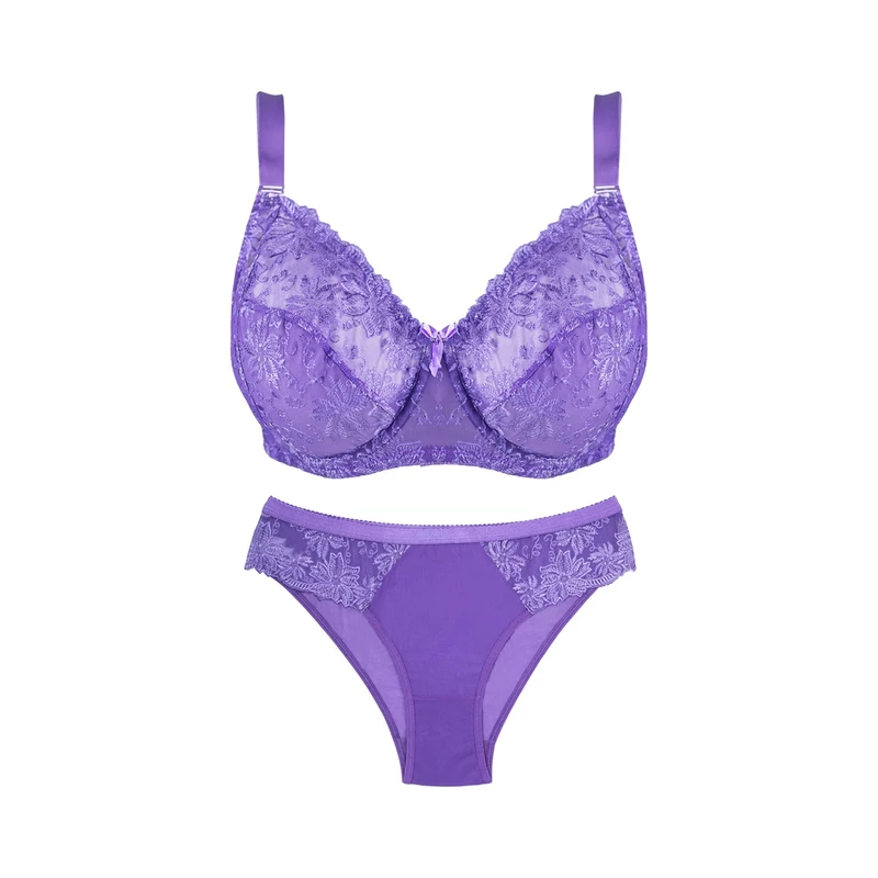 ست شورت و سوتین زنانه نوشه پوش مدل توری کد 49122