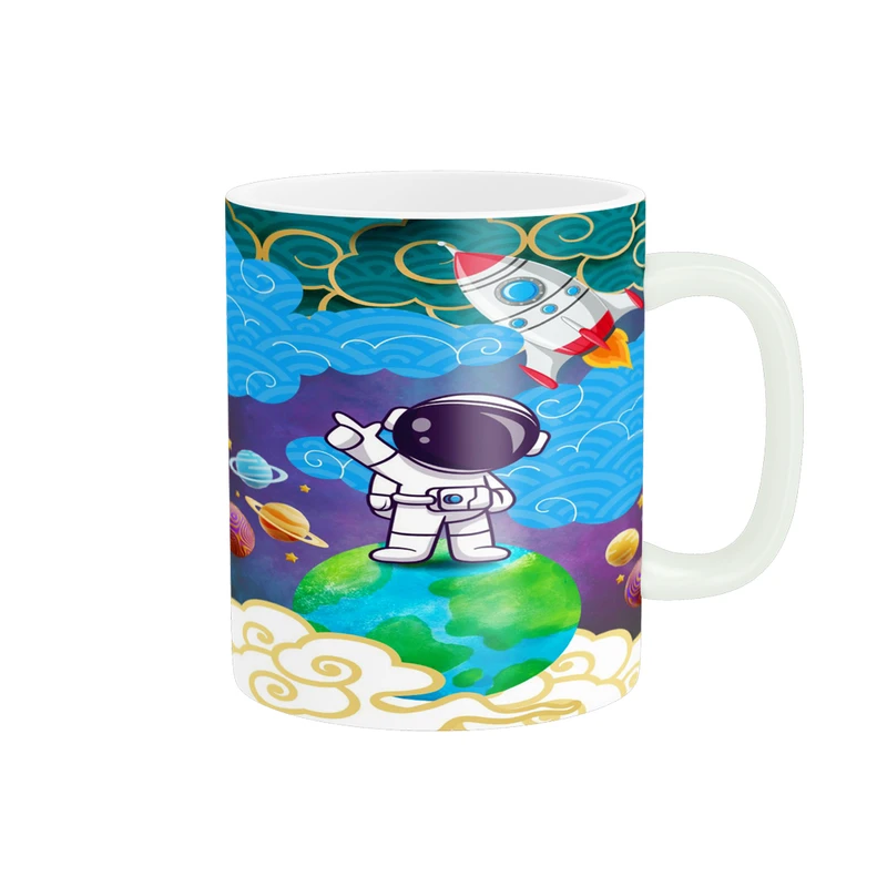 ماگ پادآفرین مدل کهکشانی طرح فضانورد کد p2187