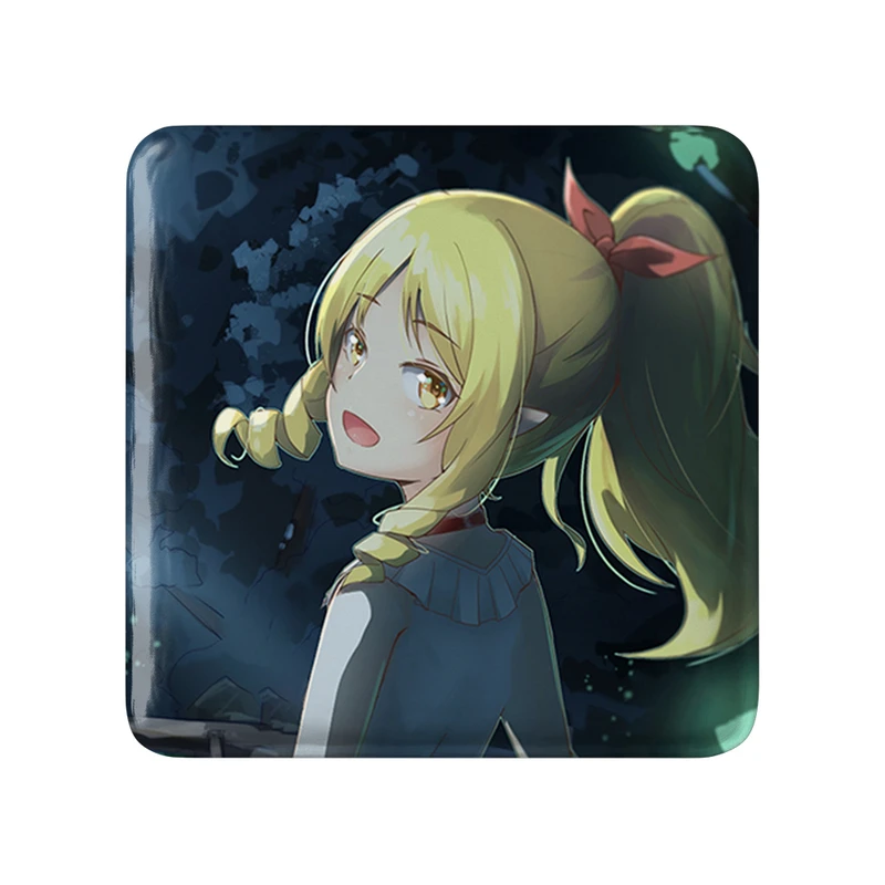 مگنت خندالو طرح یامادا الف انیمه ارومانگا سنسی Eromanga Sensei  مدل مربعی کد 22656