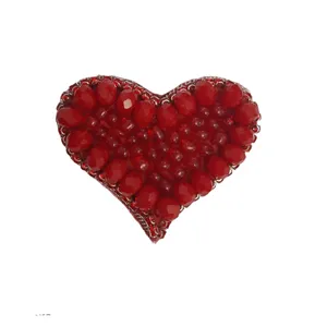 گل سینه زنانه مدل قلب