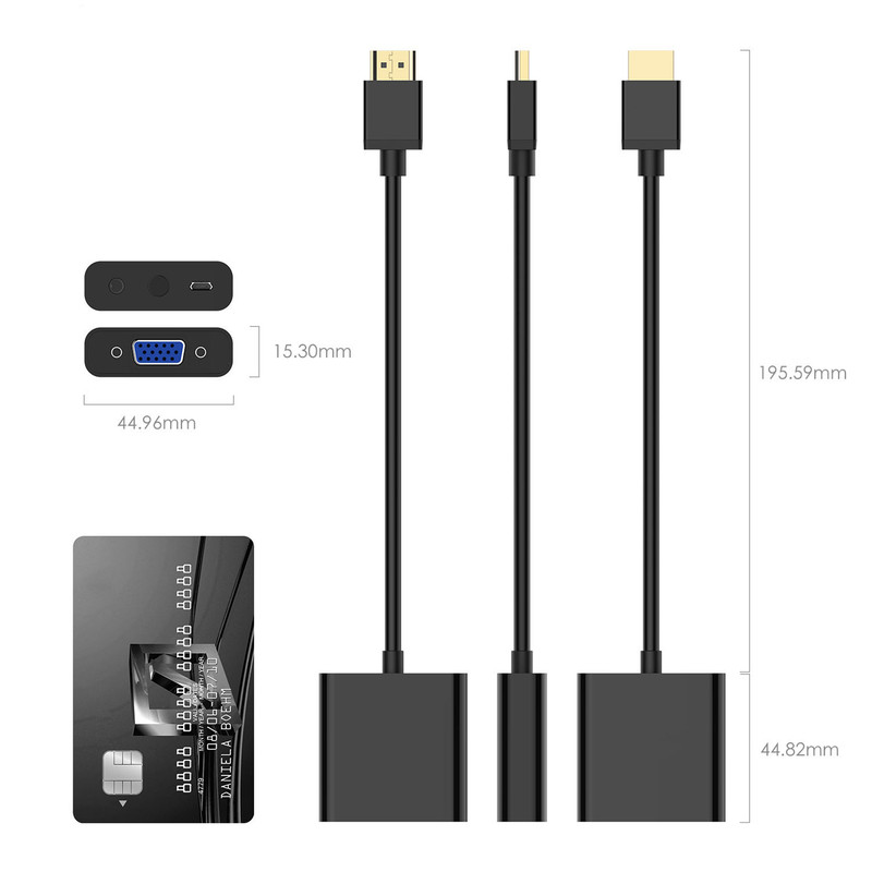 مبدل HDMI به VGA مدل PS4 2