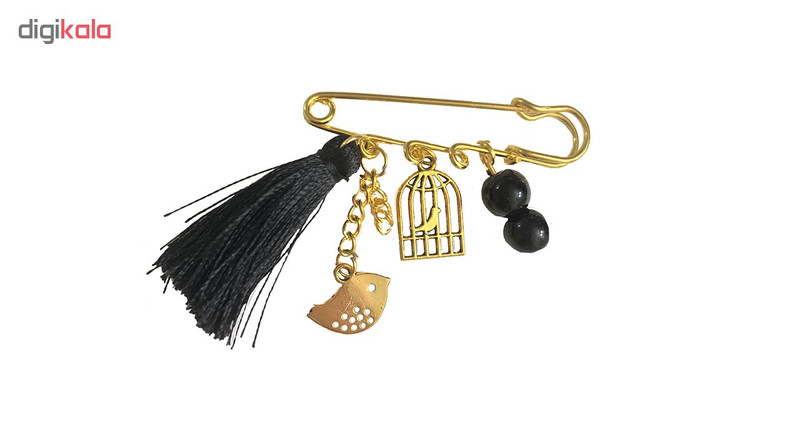 سنجاق سینه زنانه مدل مرغ آمین