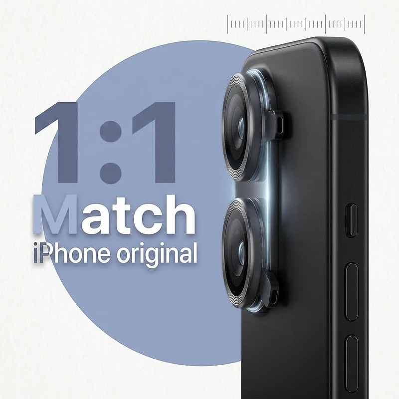 کاور کد iPhone 17 مناسب برای گوشی موبایل اپل iPhone 17 به همراه محافظ لنز