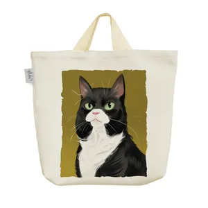 ساک خرید خندالو مدل گربه کد 2873