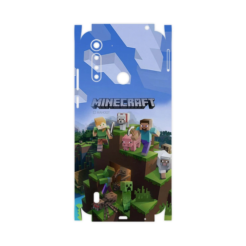 برچسب پوششی ماهوت مدل Minecraft-Game-FullSkin مناسب برای گوشی موبایل موتورولا Moto G8 Power Lite