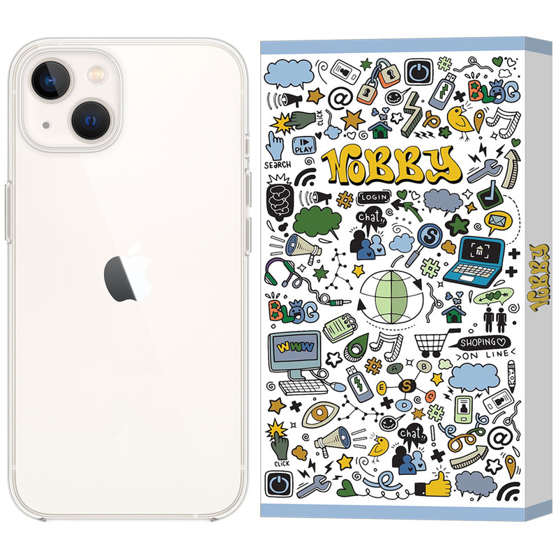 کاور نابی مدل Clear مناسب برای گوشی موبایل اپل iPhone 13 mini