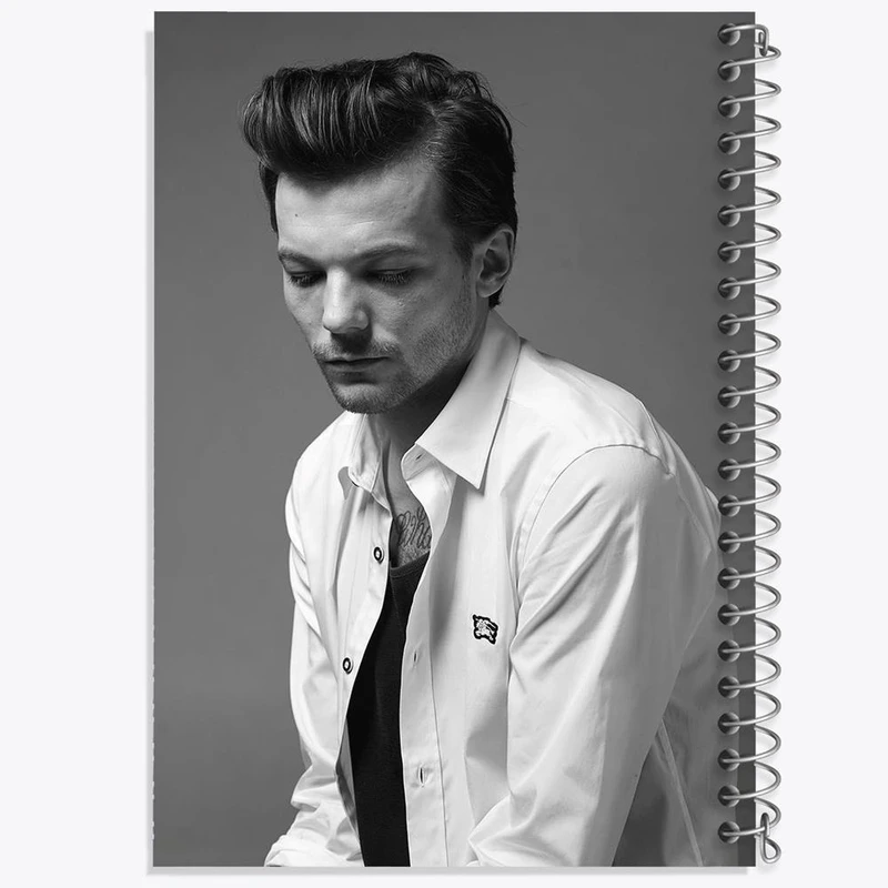 دفتر لیست خرید 50 برگ خندالو طرح لویی تاملینسون گروه موسیقی وان دایرکشن One Direction کد 18908