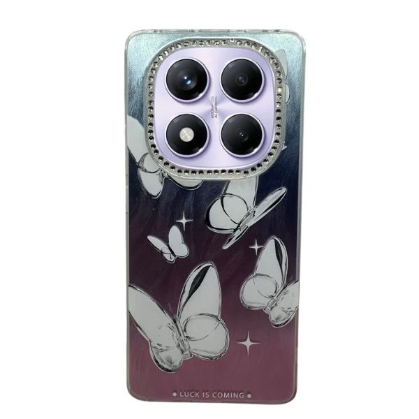 کاور 15 طرح پروانه شیشه‌ای مناسب برای گوشی موبایل شیائومی Redmi Note 14 pro 4g