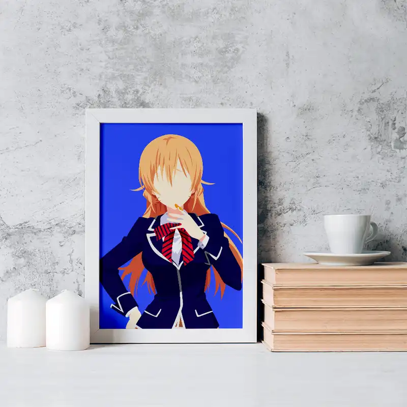 تابلو خندالو مدل ارینا انیمه جنگ غذاها کد 16973