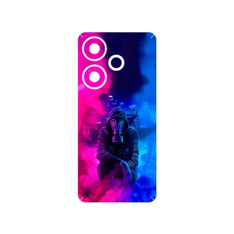 برچسب پوششی ماهوت مدل Smoke Rainbow Digital Art 2 مناسب برای گوشی موبایل شیائومی Poco F6