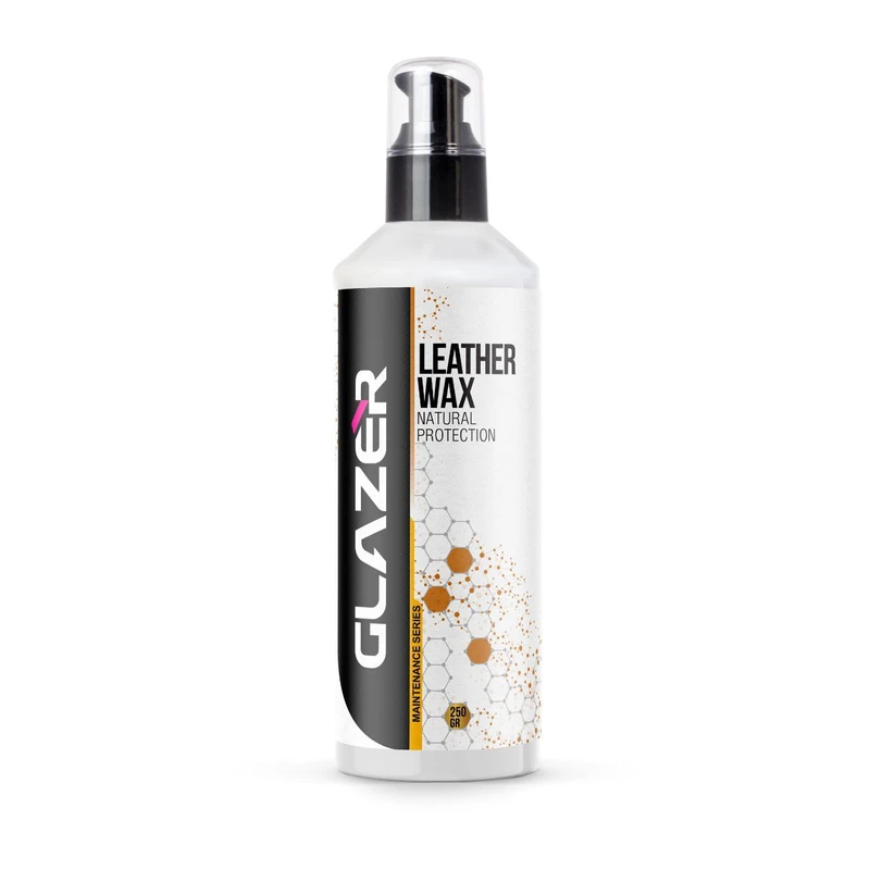 واکس براق کننده کفش گلیزر مدل LEATHER WAX  وزن 250 گرم