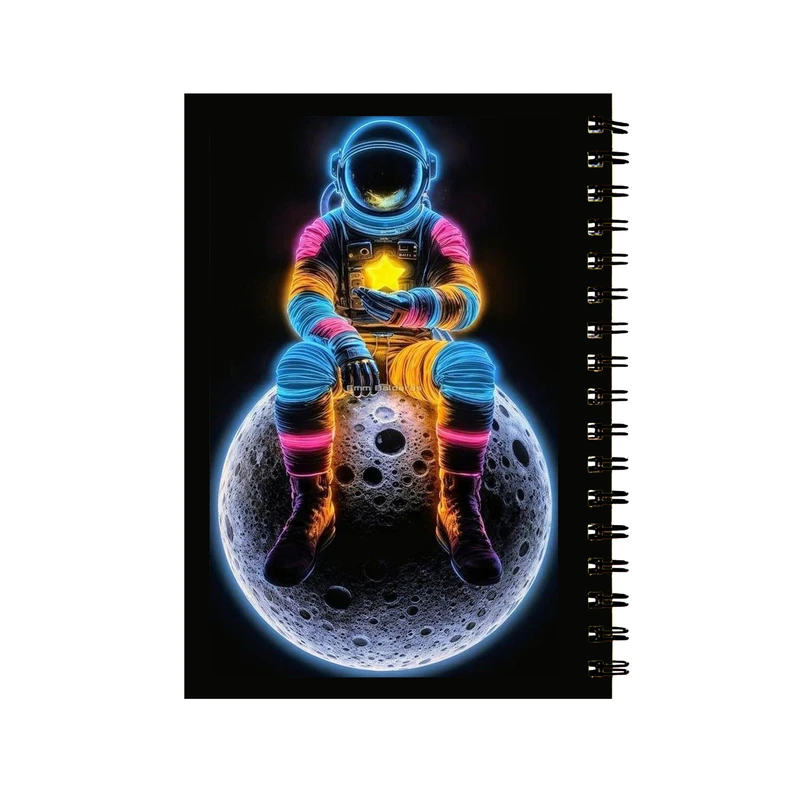 دفتر مشق 60 برگ مدل آدم فضایی کد 870