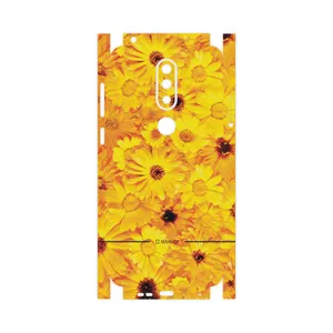 MAHOOT Yellow-Flower-FullSkin Cover Sticker for Nokia 6.1 Plus