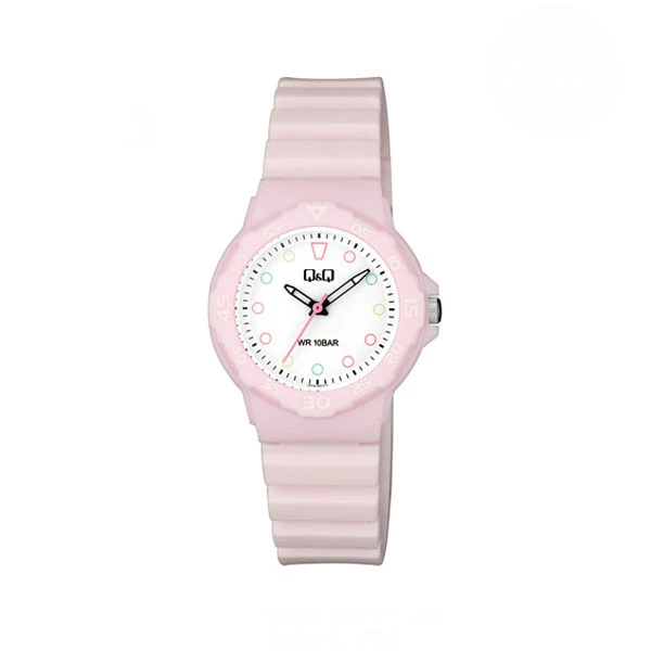 ساعت مچی عقربه ای دخترانه کیو اند کیو مدل V07A-001VY