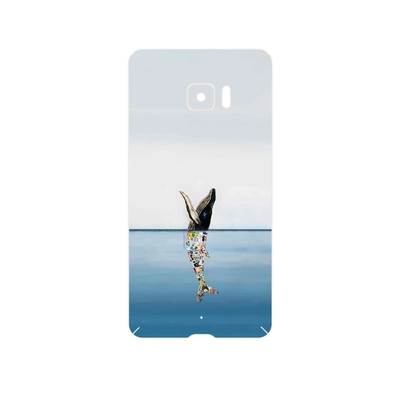 برچسب پوششی ماهوت مدل Collage of Sea Trash مناسب برای گوشی موبایل اچ تی سی U Ultra