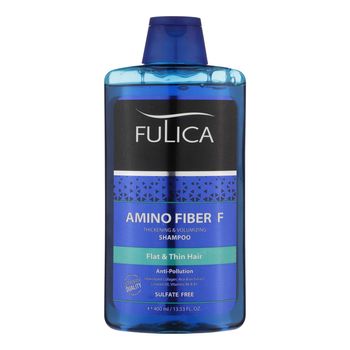 شامپو تقویت کننده مو فولیکا مدل Amino Fiber مناسب موهای کم حجم و نازک حجم 400 میلی لیتر