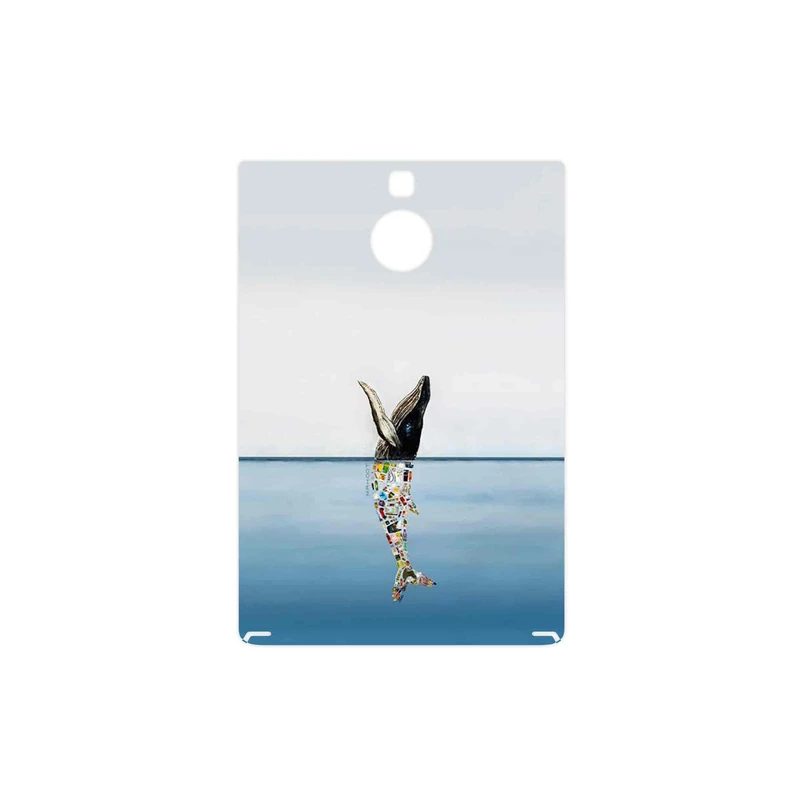 برچسب پوششی ماهوت مدل Collage of Sea Trash مناسب برای گوشی موبایل بلک بری Passport Silver Edition