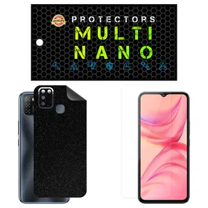 Multi Nano X-SFG Screen Protector For Infinix Hot 10 Lite with back skin