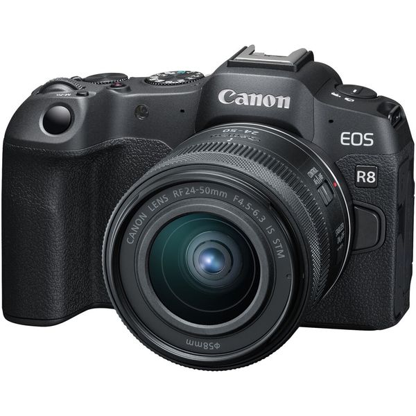 دوربین دیجیتال بدون آینه کانن مدل EOS R8 RF 24-50mm F4.5-6.3 IS STM