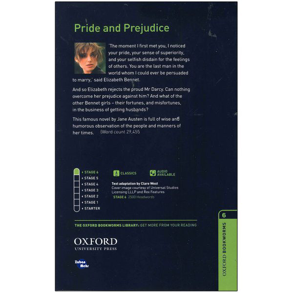کتاب Pride and Prejudice اثر jane austen انتشارات زبان مهر کتاب Pride and Prejudice اثر jane austen انتشارات زبان مهر