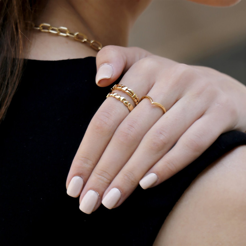 انگشتر طلا 18 عیار زنانه تاج مدل 4A404