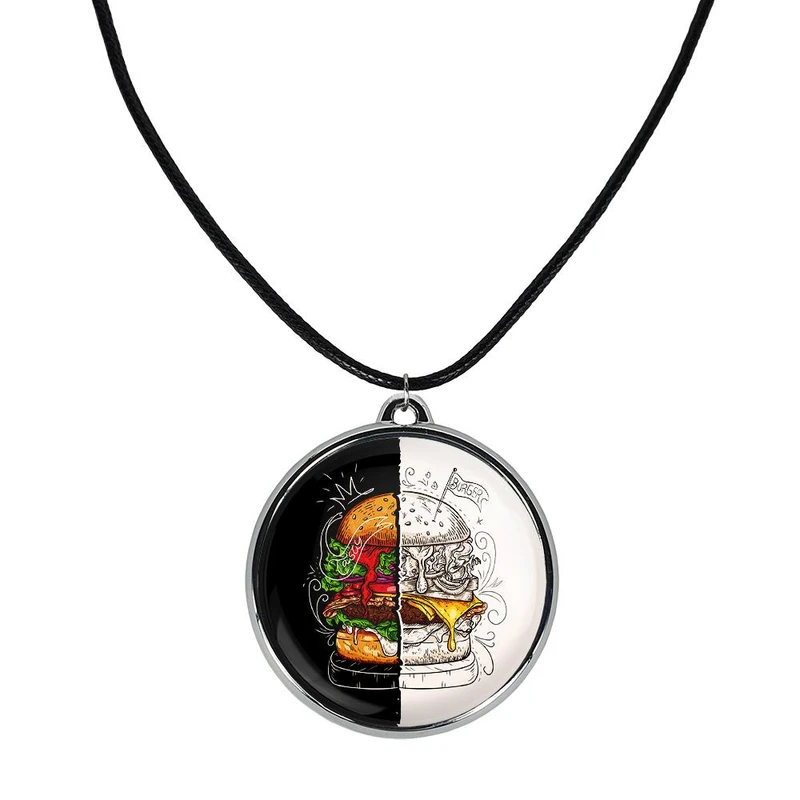 گردنبند خندالو مدل فست فود کد 3105831047