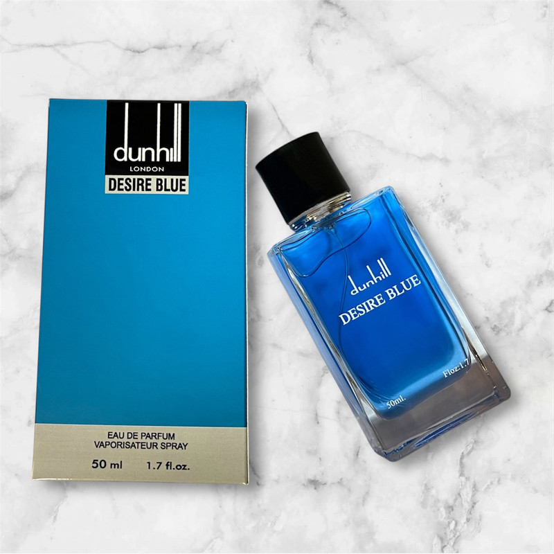 ادو پرفیوم مردانه کلپک مدل دانهیل دیزایر بلو با رایحه خنک حجم 50 میلی لیتر