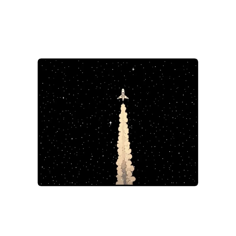 ماوس پد مدل موشک کد 1 سایز 24*19 سانتی متر 