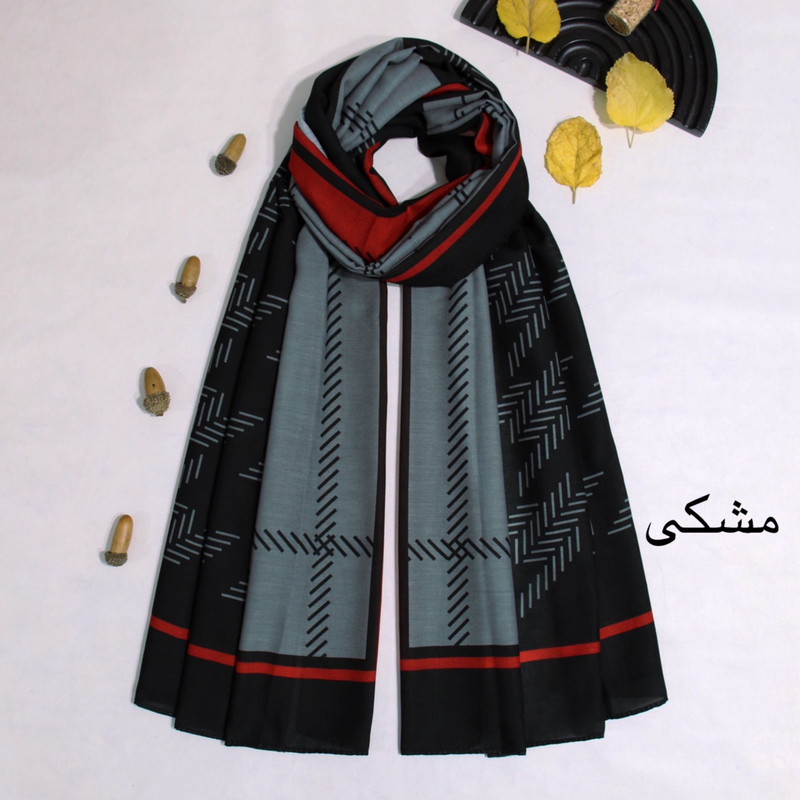 شال زنانه آنالیا مدل نخی دور دوخت بهاره کد 9098