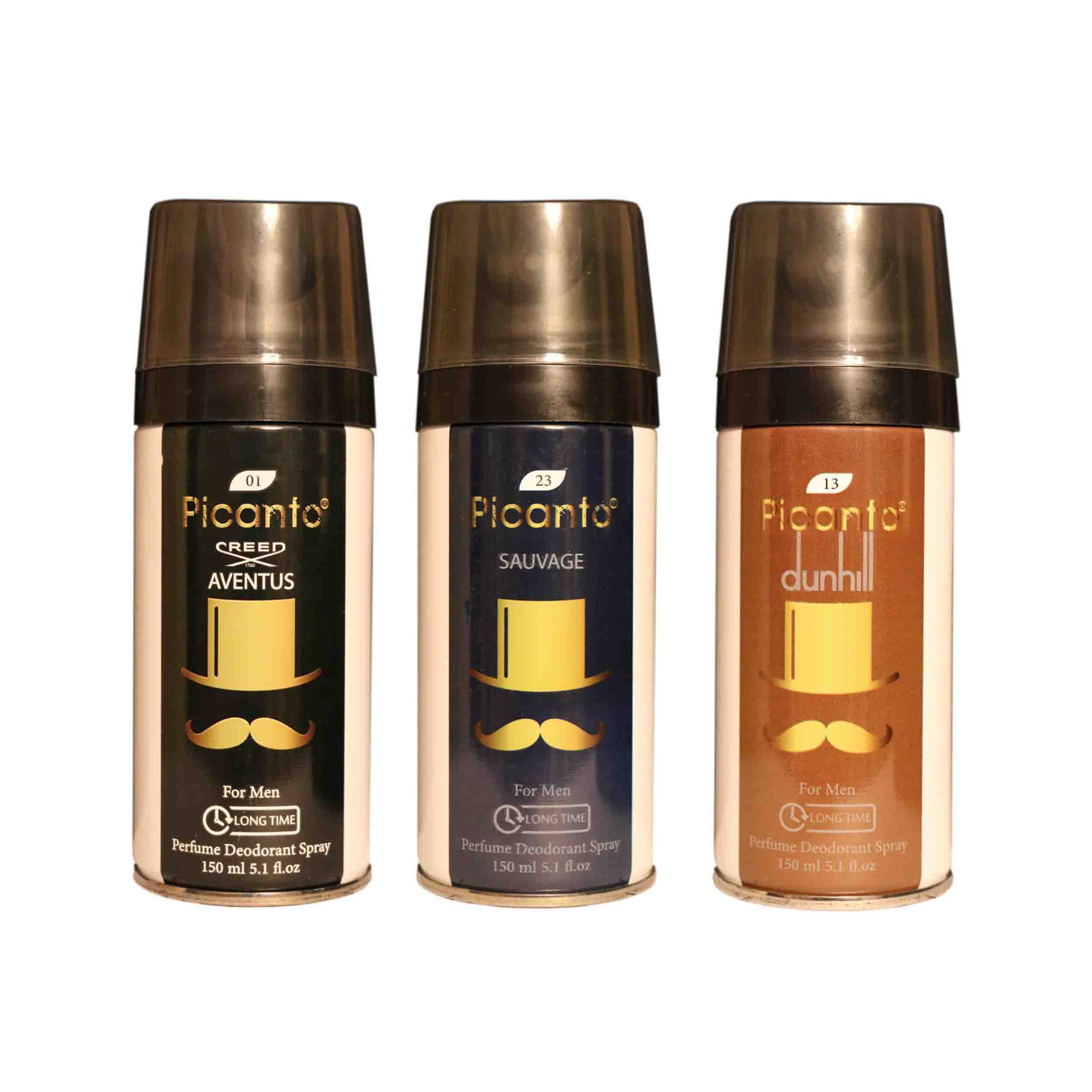 اسپری خوشبو کننده بدن مردانه پیکانتو مدل P16 حجم 150 میلی لیتر مجموعه 3 عددی