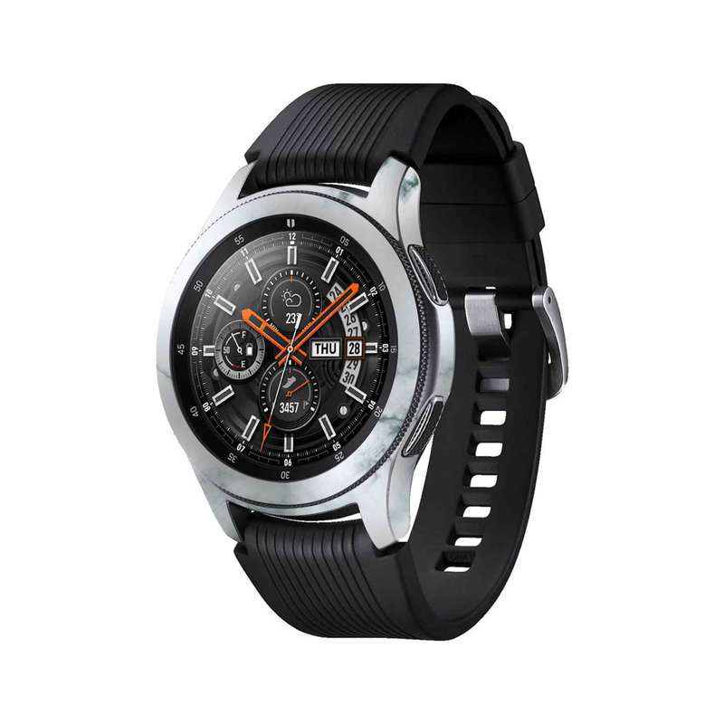 برچسب ماهوت طرح Blanco-Smoke-Marble مناسب برای ساعت هوشمند سامسونگ Galaxy Watch 46mm