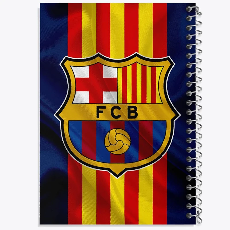 دفتر نقاشی 50 برگ خندالو مدل باشگاه بارسلونا کد 26264