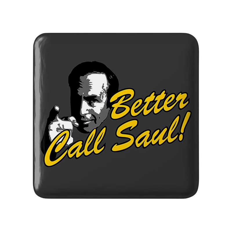 مگنت خندالو طرح سریال بهتره با سال تماس بگیری Better Call Saul مدل مربعی کد 29781