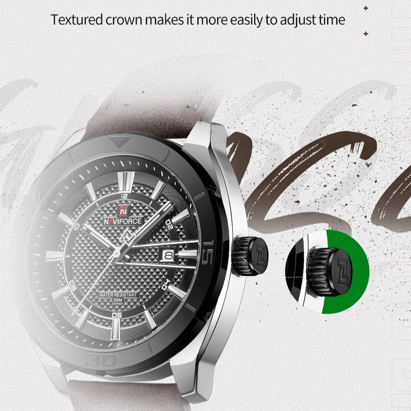 ساعت مچی عقربهای مردانه نیوی فورس مدل NF9209 ساعت مچی عقربهای مردانه نیوی فورس مدل NF9209