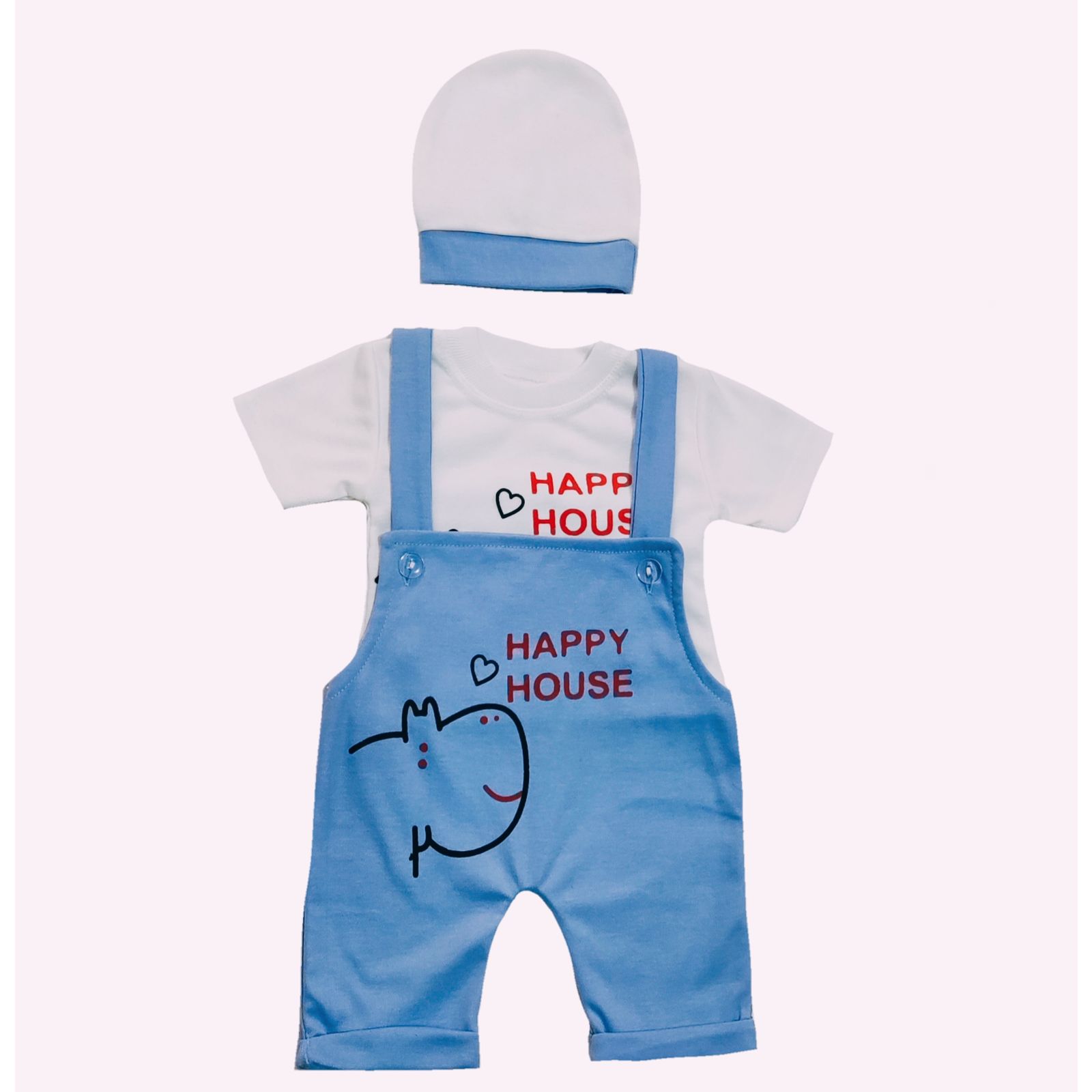 ست 3 تکه لباس نوزادی سرینیکو مدل Happy کد B02 -  - 6
