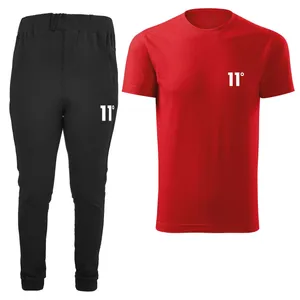 ست تی شرت کلاه دار و شلوار مردانه مدل 00032329