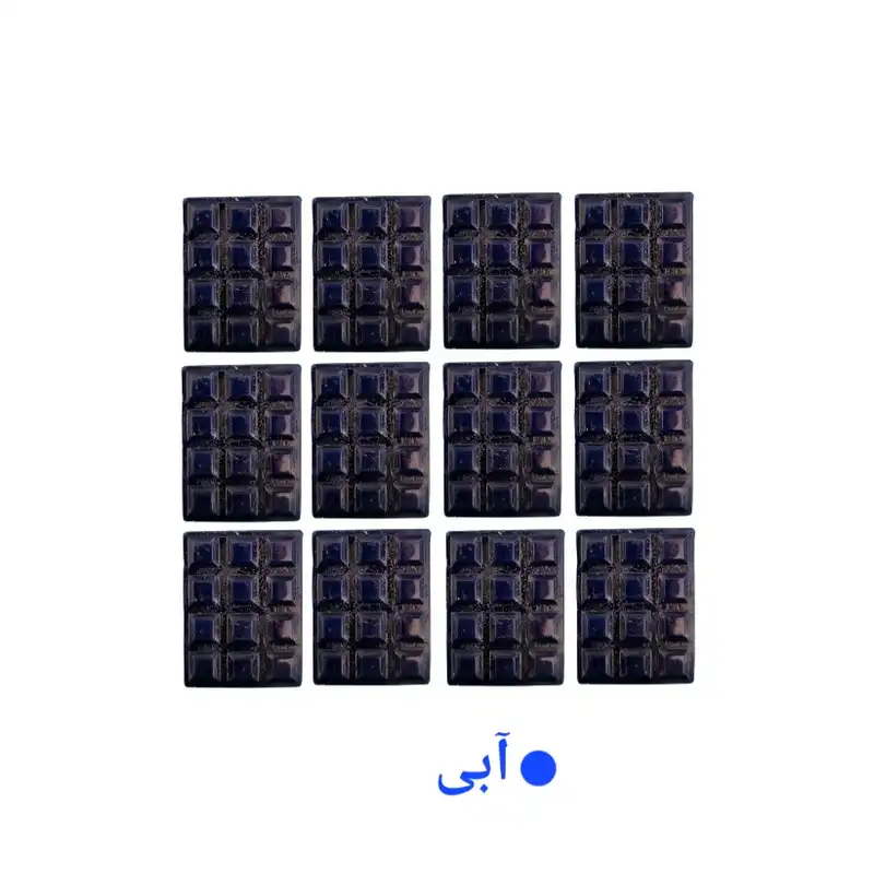 رنگ شمع مدل مکعبی کدa1 بسته 12عددی