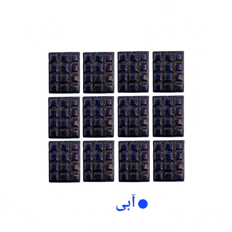 رنگ شمع مدل مکعبی کدa1 بسته 12عددی