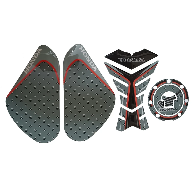 برچسب محافظ باک کامل موتور سیکلت ویتیزن مدل GRY مناسب برای هوندا cb cbr بسته 4 عددی