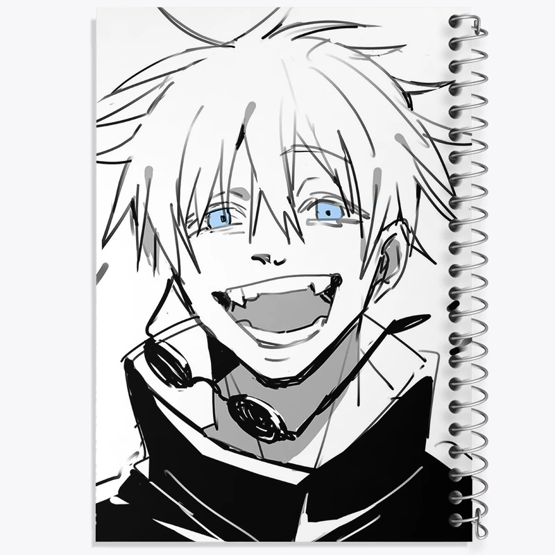 دفتر لیست خرید 50 برگ خندالو طرح انیمه جوجوتسو کایزن کد F1681