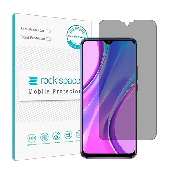 محافظ صفحه نمایش حریم شخصی راک اسپیس مدل HyPRV مناسب برای گوشی موبایل شیائومی Redmi 9